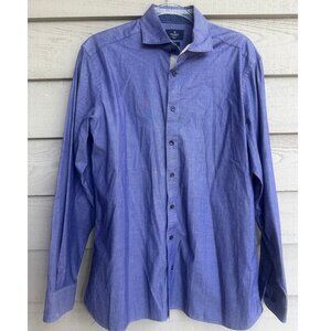 Hackett London Slim Fit Chambray Shirt Men’s L